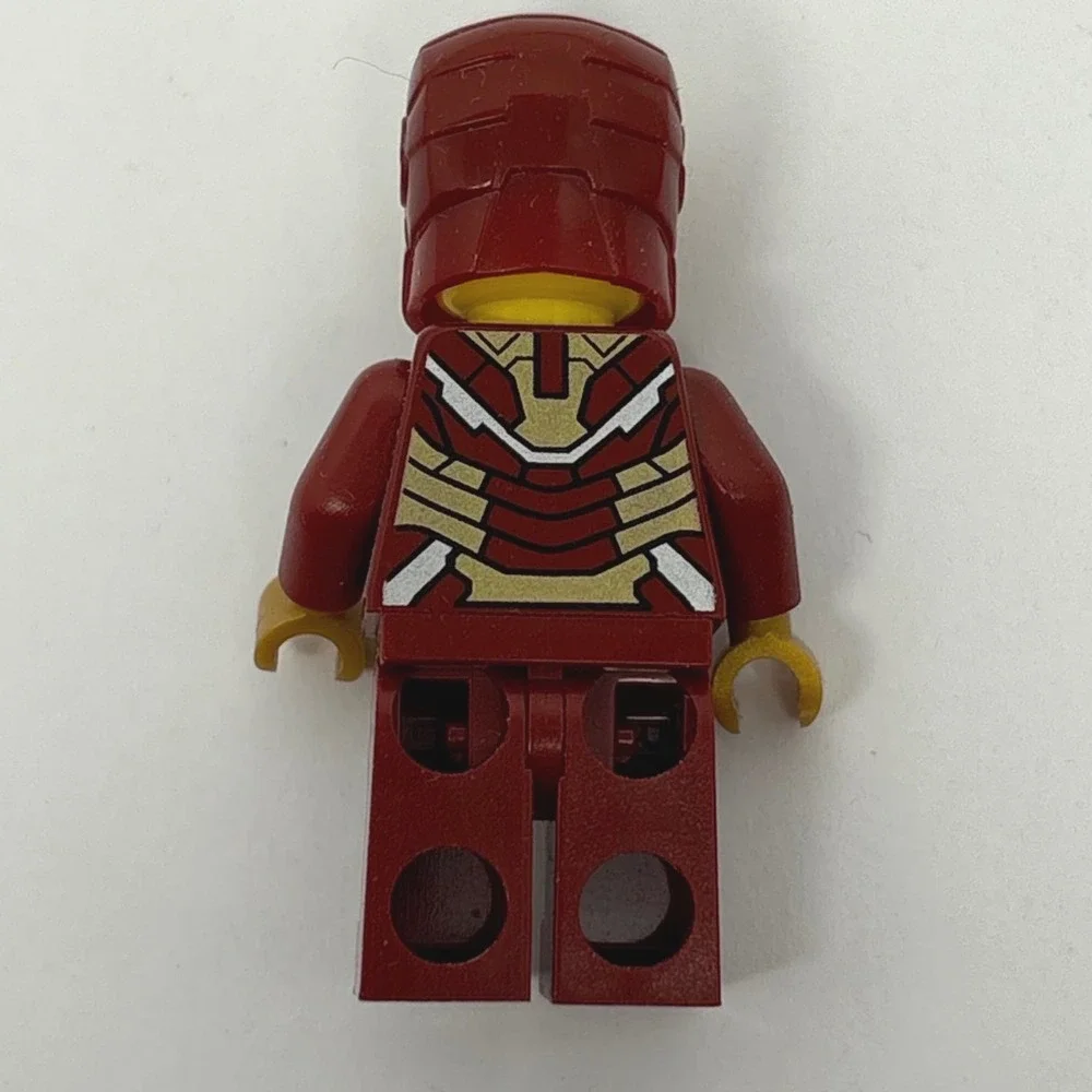 LEGO Iron Man Minifigure Mark 42 Armor 2013 Super Hero Avengers Tony Stark